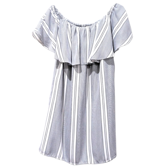 MISA Los Angeles Stripe Dress Medium - Picture 2 of 5